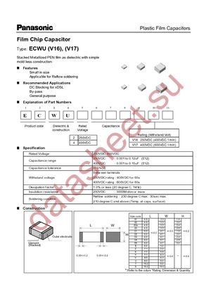ECW-U4102V17 datasheet  